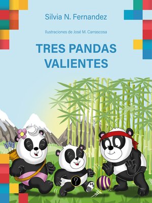 cover image of Tres pandas valientes